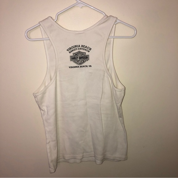 Vintage Y2K Harley Davidson Virginia Beach Rhinestone Tank - Picture 5 of 5